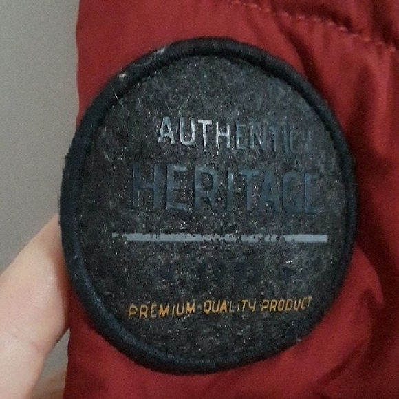 Camel Active Auth. Heritage Red Puffer Jacket, Needs New Zipper, Send an offer! - Picture 5 of 17